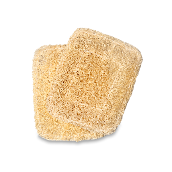 Loofah tvålkudde-/skrubbkudde 2-pack