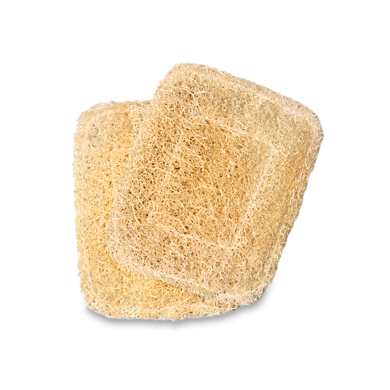 Loofah tvålkudde-/skrubbkudde 2-pack
